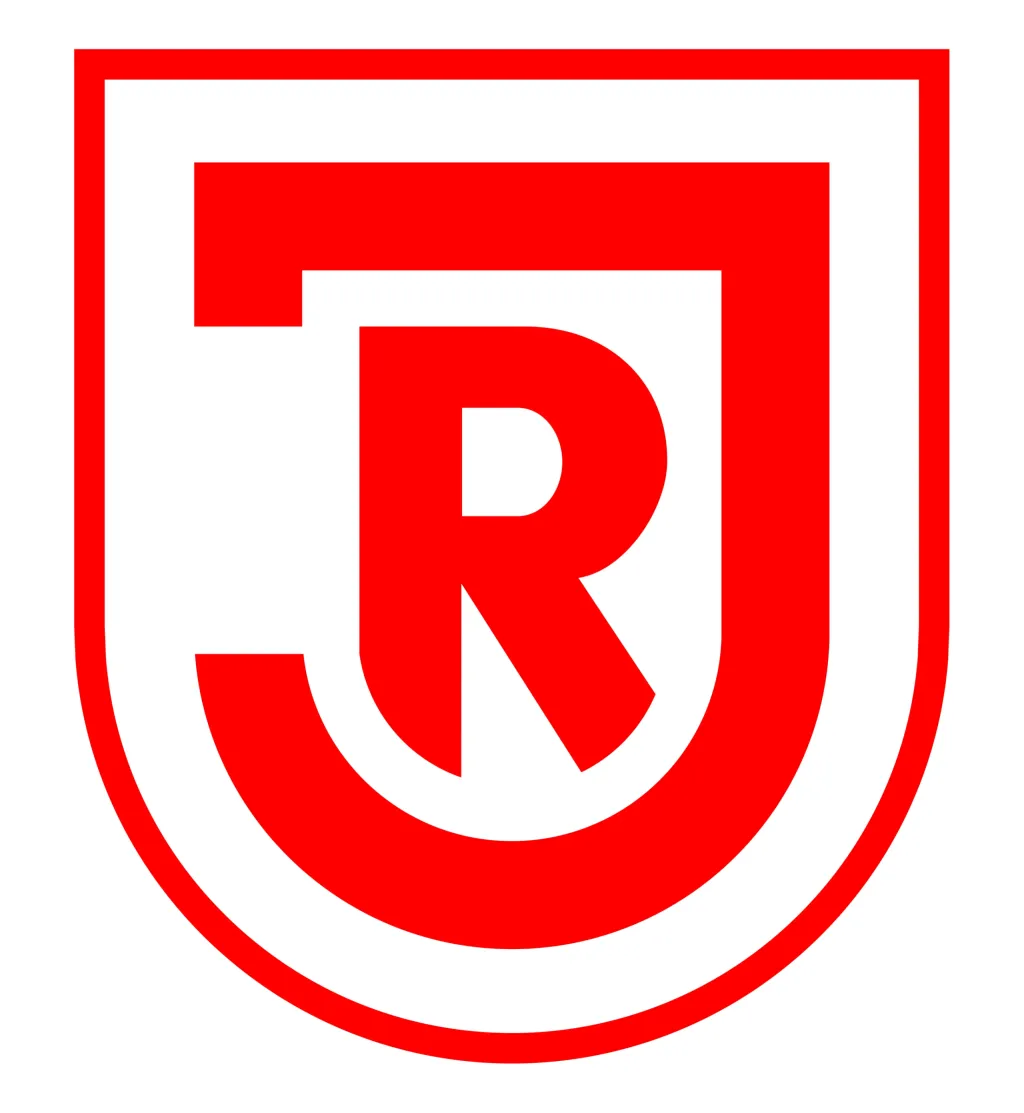 Rotes Wappen-Logo des SSV Jahn Regensburg